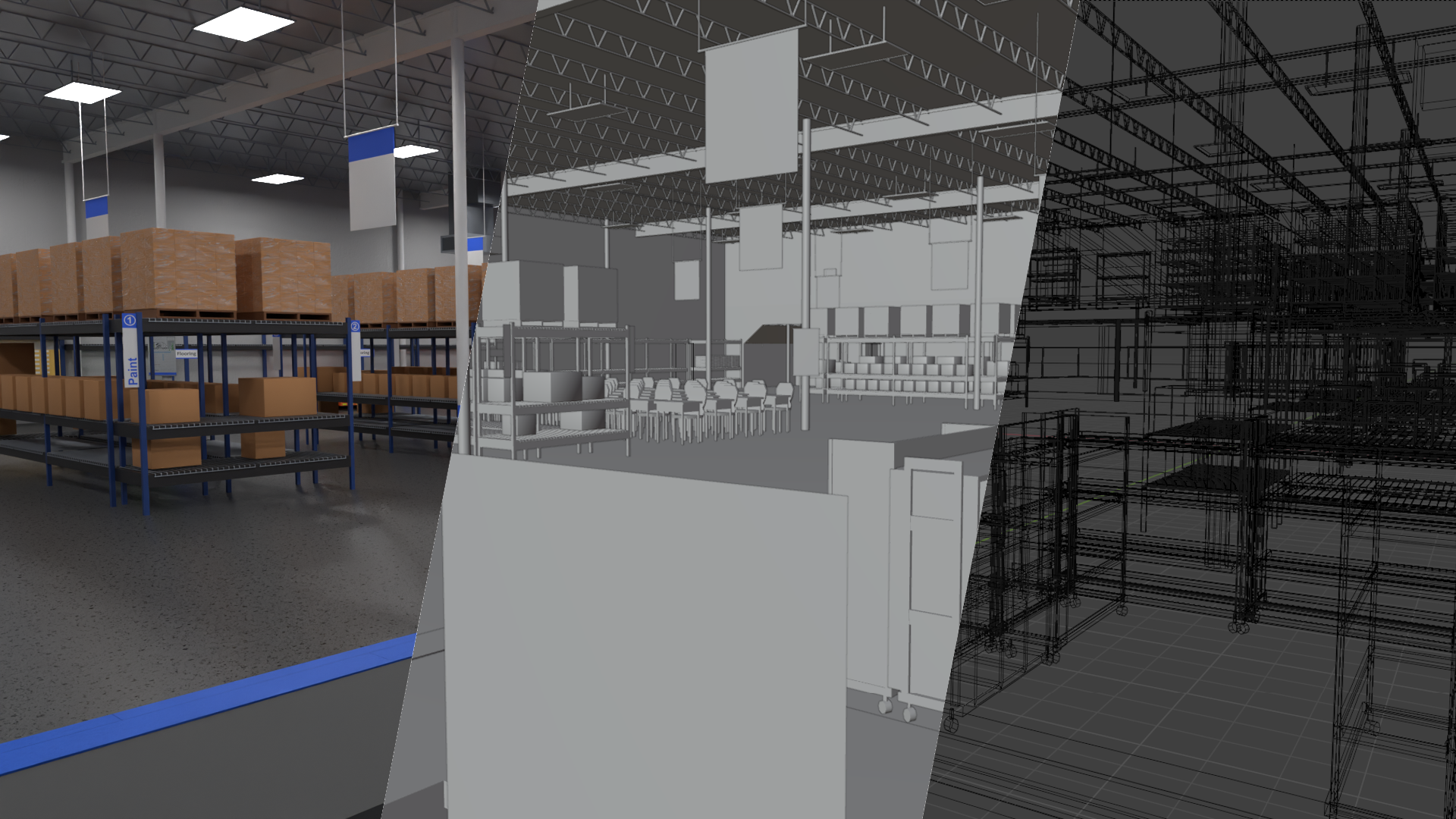 A 3D render of a Habitat for Humanity ReStore location